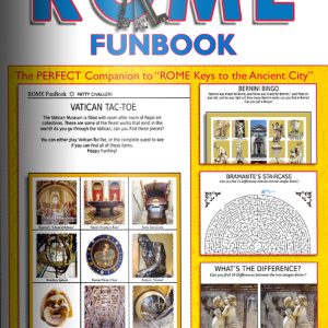 Rome Italy travel FunBook puzzle and game book by Patty Civalleri