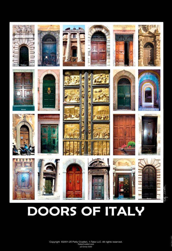 Poster: Doors of Italy by Patty Civalleri