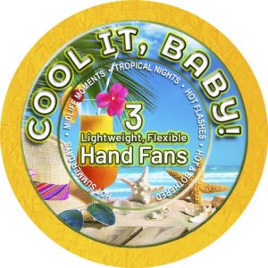Set of 3 Pocket Fans - Help for travel to hot places (& hot flashes)